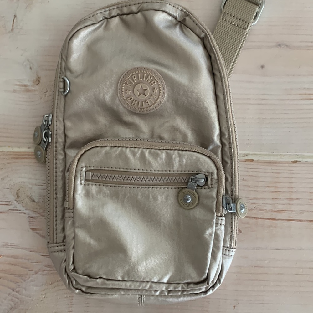 Kipling Gold Crossbody Bag